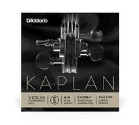 D'Addario Kaplan Golden Spiral Solo Violin String - Single E String - K420B-7 - Violin Strings - 4/4 Scale, Extra-Heavy Tension, Ball End