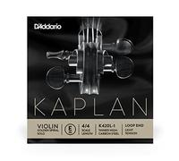 DAddario Kaplan Golden Spiral Solo Violin E String Loop End Light