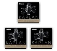 D'Addario Kaplan Non-Whistling Violin String - Single E String - KS311W 4/4M - Violin Strings - 4/4 Scale, Medium Tension, (Pack of 3)