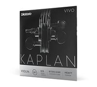 D'Addario Kaplan Vivo Violin Strings - Full Set - KV310 4/4H - Violin Strings - 4/4 Scale, Heavy Tension