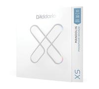 D'Addario Mandolin Strings - Coated Mandolin Strings - XS Phosphor Bronze - For 8 String Mandolin - Maximum Life, Smooth Feel - XSM1038 - Light, 10-38