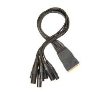 D'Addario Modular Snake System XLR Breakout, 4 Male & 4 Female