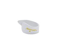 D'Addario National Celluloid Thumb Picks, Medium White - 12 pack
