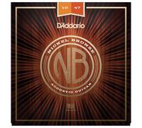 D'Addario Acoustic Guitar Strings, Nickel Bronze, NB1047, Extra Light Gauge 10-47, 6-String Set, Pack of 1
