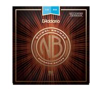 D'Addario Acoustic Guitar Strings NB1252BT - Nickel Bronze, Light 12-52, Balanced Tension, 6-String