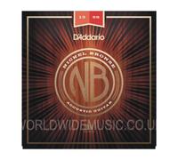 D'Addario Acoustic Guitar Strings, Nickel Bronze, NB1356, Medium Gauge 13-56, 6-String Set, Pack of 1