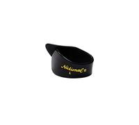 D'Addario NP8B-04 National Celluloid Thumb Picks, Large Black - 4-Pack | D'Addario National picks provide comfortable fit, classic tone, precise attack and reliable control for guitar and banjo.