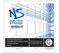 D'Addario NS Electric 4/4 Scale Medium Tension Single G String for Bass/Cello