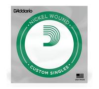 D'Addario NW066 Nickel Wound Electric Guitar Single String, .066