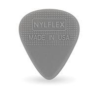 D'Addario Nylflex Guitar Picks - Nylon Guitar Picks with Grip - Great for Vintage Electric Sounds and Acoustic Strumming - 25 pack, Heavy (1.00mm)