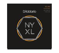 D'Addario NYXL Regular Light Balanced Tension Electric Guitar Strings (10-46) - Includes 6 Free Plectrums