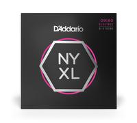 D'Addario NYXL0980 Nickel Wound 8-String 9-80 Electric Guitar Strings, Light