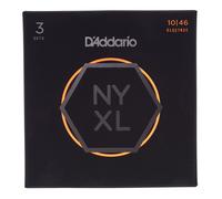 DAddario NYXL1046-3P Electric Guitar Strings .010 - .046 3 Pack