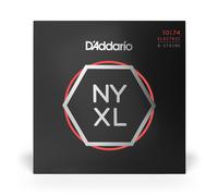D'Addario NYXL1074 Nickel 8-String 10-74 Electric Guitar Strings, Heavy Bottom