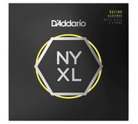 D'Addario Bass Guitar Strings - NYXL Bass Strings - NYXL32130MS - Unrivaled Strength, Tuning Stability, Enhanced Response - For 6 String Multiscale Bass Guitars - 32-130 Regular Light, Multiscale