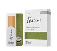 D'Addario Alto Saxophone Reeds Organic Reserve ALT 3.0+ Individually Sealed 10 Pack