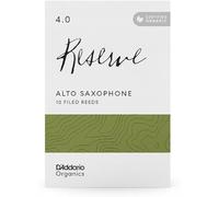 D'Addario Alto Saxophone Reeds Organic Reserve ALT 4.0 – 10 Pack, Individually Sealed