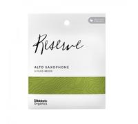 D'Addario Woodwinds Organic Reserve Alto Saxophone Reeds - Sax Reeds - Individually Sealed - 3.0 Strength, 3 Pack