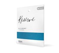 D'Addario Woodwinds Organic Reserve Bb Clarinet Reeds - Reeds for Clarinet - Individually Sealed - 2.5 Strength, 3 Pack