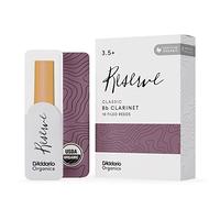 D'Addario Organic Reserve Classic Bb Clarinet Reeds, Strength 3.0, Individually-Sealed, 25-Pack