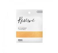 D'Addario Organic Reserve Evolution Bb Clarinet Reeds - Reeds for Clarinet - Individually Sealed - 3.5 Strength, 3 Pack