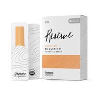 D'Addario Clarinet Reeds Organic Reserve Evolution Bb 3.5 – Individually Sealed – 10 Pack