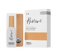D'Addario Organic Reserve Evolution Bb Clarinet Reeds, Strength 4.0, 10-pack