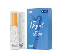 D’Addario Woodwinds - Royal Bass Clarinet Reeds - Reeds for Bass Clarinet - Strong Spine - Filed Cut - Strength 2.0