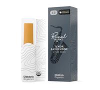 D'Addario Organic Royal Hemke Tenor Saxophone Reeds, Strength 3.0, 5-pack