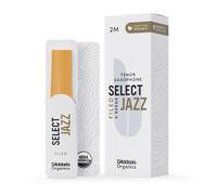 D'Addario Organic Select Jazz Filed Tenor Saxophone Reeds, Strength 2 Medium, 5-