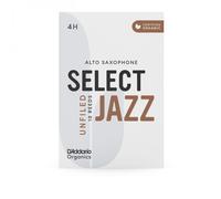 DAddario Organic Select Jazz Unfiled Alto Sax Reeds 4H (10 Pack)
