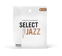 DAddario Organic Select Jazz Unfiled Soprano Saxophone Reeds 2M (3 Pack)