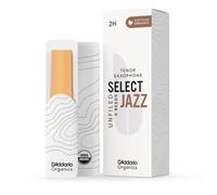 D'Addario Organic Select Jazz Unfiled Tenor Sax Reeds 2 Hard, 5-Pack | Organic Select Jazz Unfiled tenor sax reeds deliver rich tone, flexible response, strong projection and consistent jazz play.