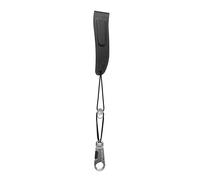 DAddario Padded Leather Sax Strap for Alto and Soprano Black