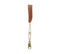 DAddario Padded Leather Sax Strap for Tenor and Baritone Brown
