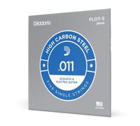 D'Addario PL011-5 Plain Steel Electric/Acoustic Guitar Strings 5-Pack
