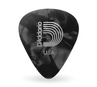 D'Addario Planet Waves Classic Celluloid Black Pearl Picks Extra Heavy Gauge - Pack of 25