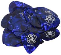 D'Addario Planet Waves Classic Celluloid Blue Pearl Picks Light Gauge - Pack of 25