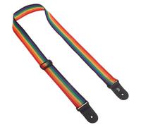 D'Addario Polypro Guitar Strap Guitar Strap, Rainbow