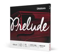 D'Addario Prelude Cello String Set, 3/4 Scale, Medium Tension