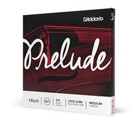 D'Addario Prelude Cello String Set 3/4 Scale, Medium Tension | Prelude cello strings deliver warm tone, durable steel core construction and reliable student performance.