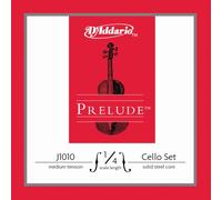 D'Addario Prelude Chello 10Blk Set 1/4 Med (J10101/4M-B10)