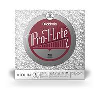 D'Addario Pro-Arte Violin E String – Aluminium Wound, Single, 4/4 Size, Medium Tension