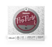 D'Addario Pro-Arte Cello Single D String, 4/4 Scale, Medium Tension