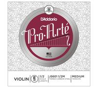 D'Addario J5601 1/2M Pro-Arte 1/2 Scale Medium Tension Single E String for Violin