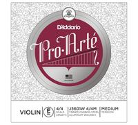 D'Addario Pro-Arte Violin E String – Aluminium Wound, Single, 4/4 Size, Medium Tension