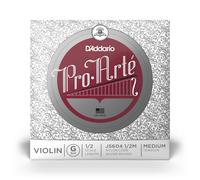 D'Addario Pro-Arte Violin Single G String, 1/2 Scale, Medium Tension