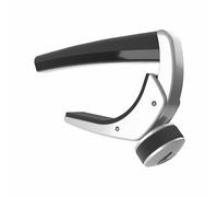 D'ADDARIO - PRO PLUS GUITAR CAPO WITH FLEXFIT FRETBOARD PAD - SILVER - PW-CP-19S