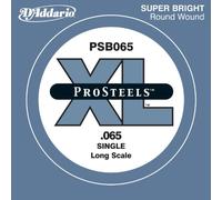 D'Addario PSB065 .065 ProSteels Long Scale Single String for Bass Guitar