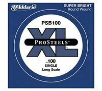 D'Addario PSB100SL ProSteels Bass Guitar Single String, Super Long Scale, .100